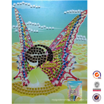 2014 new design A4 size DIY mosaic art toy kit for kids